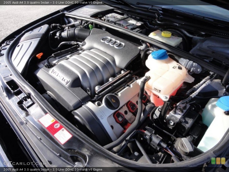 3.0 Liter DOHC 30-Valve V6 Engine for the 2005 Audi A4 #58888242