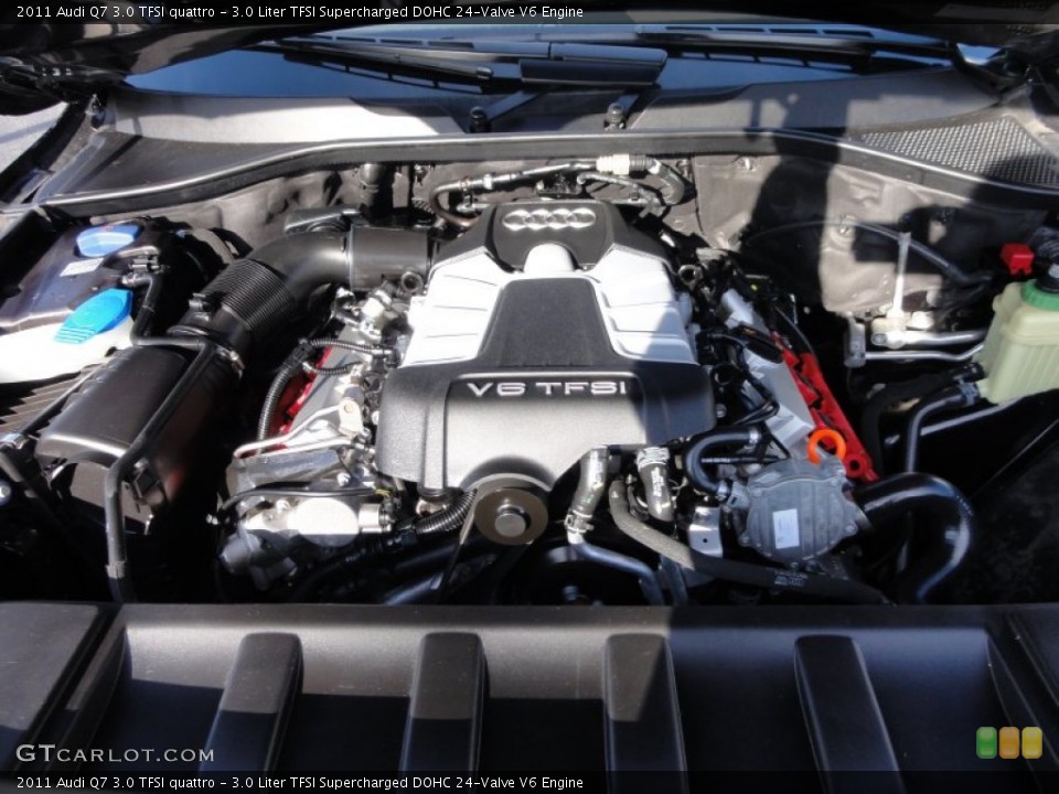 3.0 Liter TFSI Supercharged DOHC 24-Valve V6 Engine for the 2011 Audi Q7 #58889475