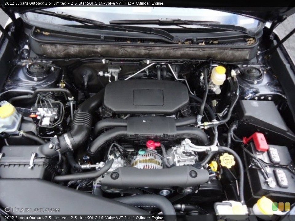 2.5 Liter SOHC 16-Valve VVT Flat 4 Cylinder Engine for the 2012 Subaru Outback #58895778