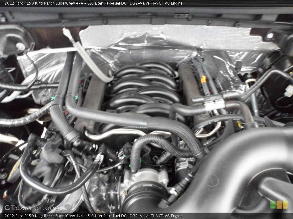 5.0 Liter Flex-Fuel DOHC 32-Valve Ti-VCT V8 Engine for the 2012 Ford F150 #58899153