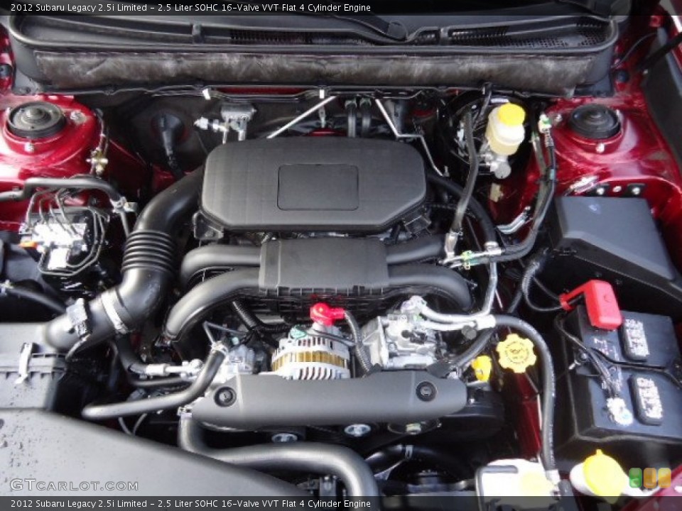 2.5 Liter SOHC 16-Valve VVT Flat 4 Cylinder Engine for the 2012 Subaru Legacy #58899831