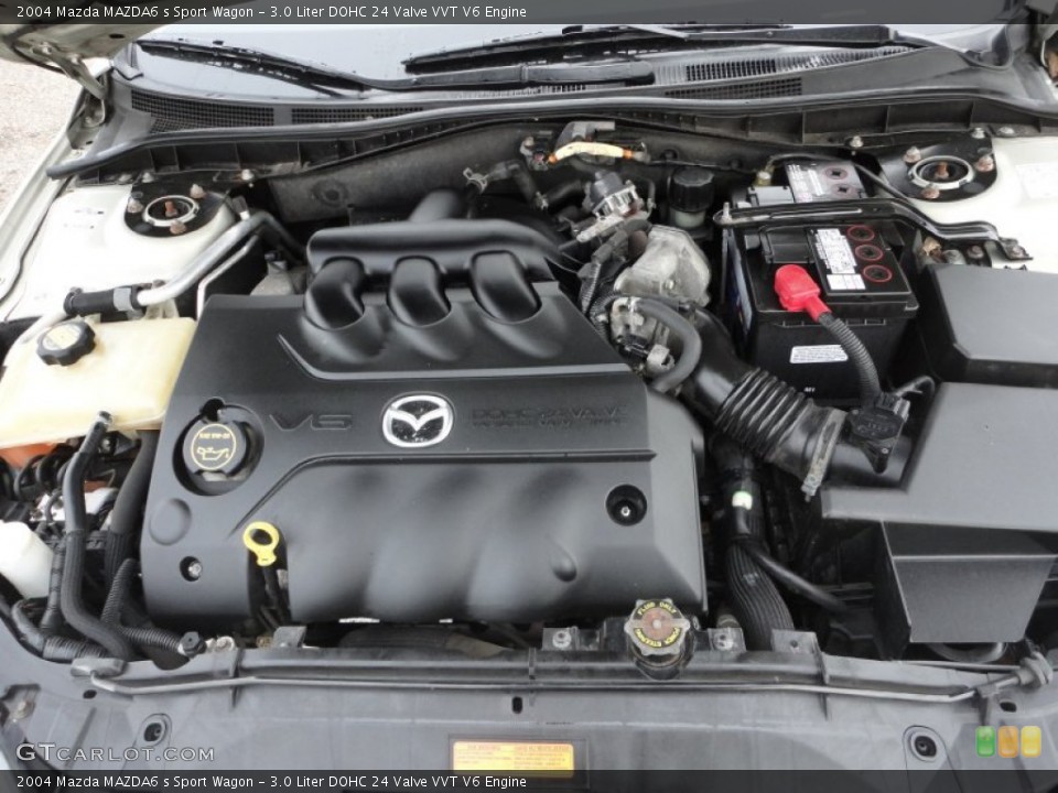 3.0 Liter DOHC 24 Valve VVT V6 Engine for the 2004 Mazda MAZDA6 #58901622
