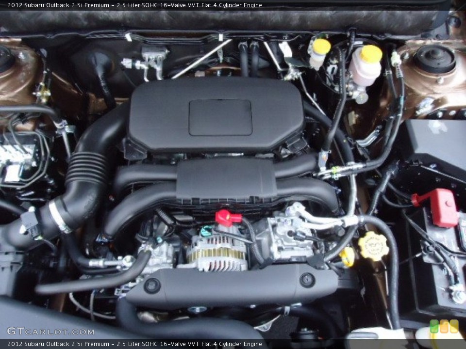 2.5 Liter SOHC 16-Valve VVT Flat 4 Cylinder Engine for the 2012 Subaru Outback #58903662