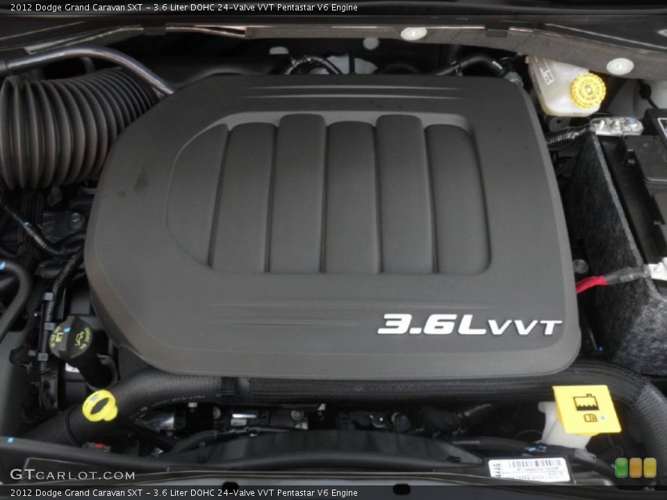 3.6 Liter DOHC 24-Valve VVT Pentastar V6 Engine for the 2012 Dodge Grand Caravan #58912147