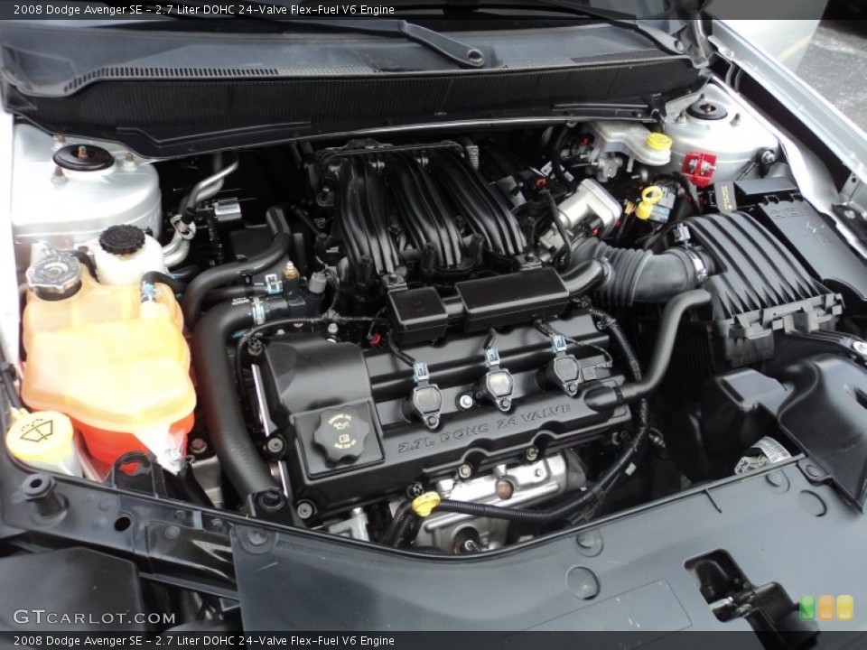 2.7 Liter DOHC 24-Valve Flex-Fuel V6 Engine for the 2008 Dodge Avenger #58913091