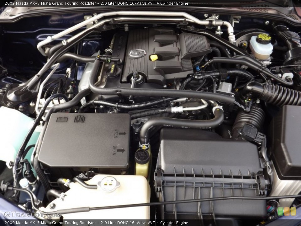 2.0 Liter DOHC 16-Valve VVT 4 Cylinder 2009 Mazda MX-5 Miata Engine