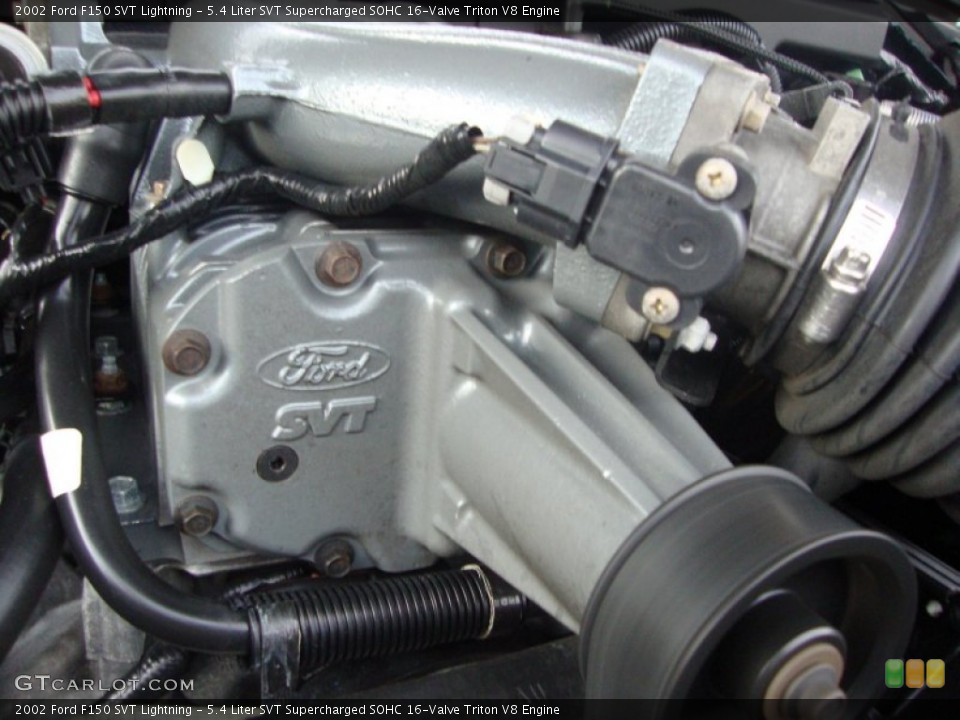 5.4 Liter SVT Supercharged SOHC 16-Valve Triton V8 Engine for the 2002 Ford F150 #58919456