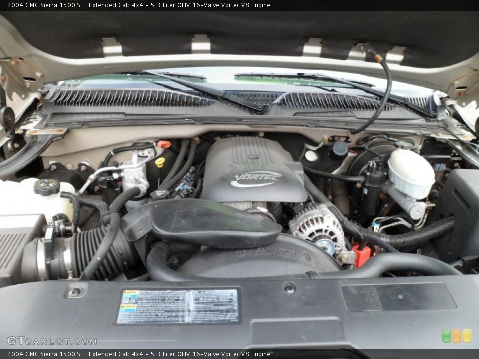 5.3 Liter OHV 16-Valve Vortec V8 Engine for the 2004 GMC Sierra 1500 #58921017