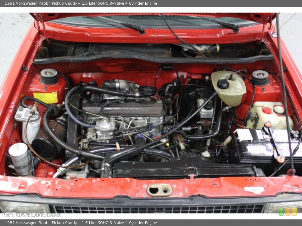 1.6 Liter SOHC 8-Valve 4 Cylinder Engine for the 1981 Volkswagen Rabbit Pickup #58922741
