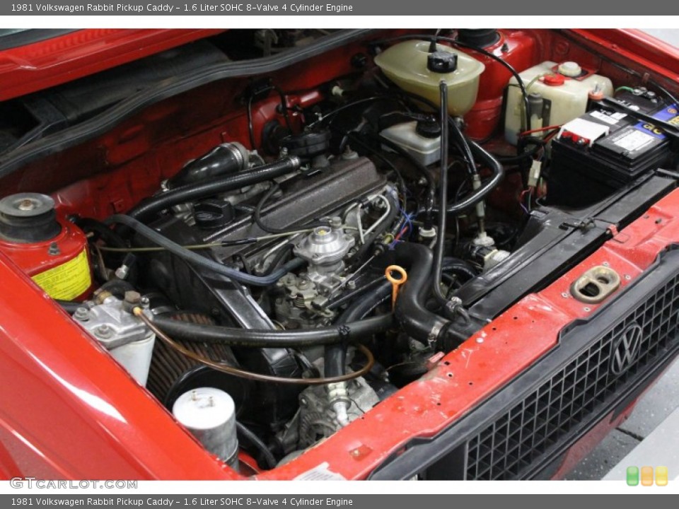 1.6 Liter SOHC 8-Valve 4 Cylinder Engine for the 1981 Volkswagen Rabbit Pickup #58922753