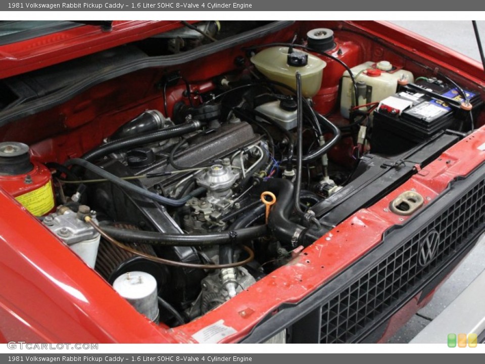 1.6 Liter SOHC 8-Valve 4 Cylinder Engine for the 1981 Volkswagen Rabbit Pickup #58922762