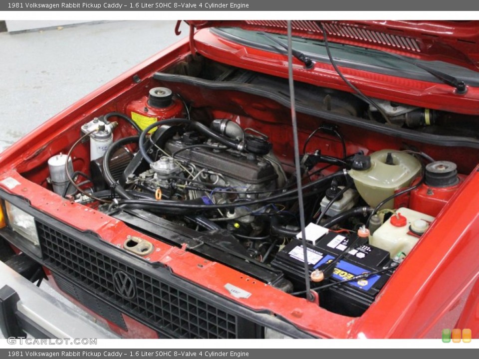 1.6 Liter SOHC 8-Valve 4 Cylinder Engine for the 1981 Volkswagen Rabbit Pickup #58922770