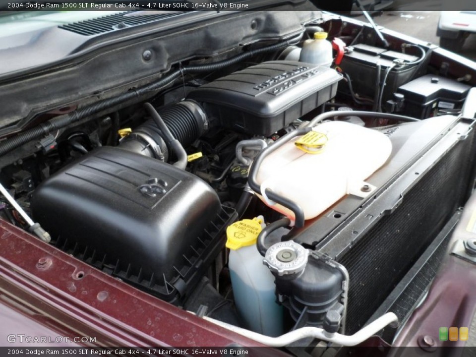 4.7 Liter SOHC 16-Valve V8 Engine for the 2004 Dodge Ram 1500 #58923071