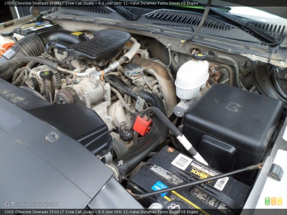 6.6 Liter OHV 32-Valve Duramax Turbo Diesel V8 Engine for the 2005 Chevrolet Silverado 3500 #58923682