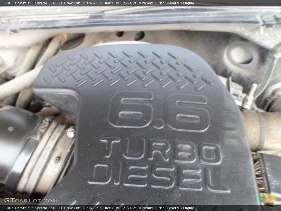 6.6 Liter OHV 32-Valve Duramax Turbo Diesel V8 Engine for the 2005 Chevrolet Silverado 3500 #58923692