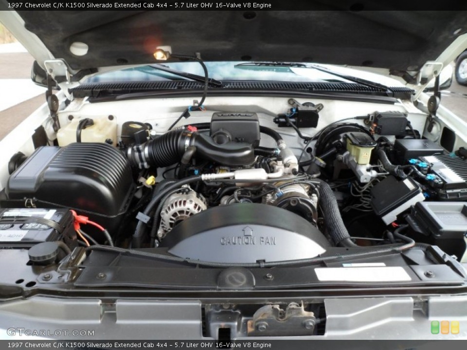 5.7 Liter OHV 16-Valve V8 Engine for the 1997 Chevrolet C/K #58924166