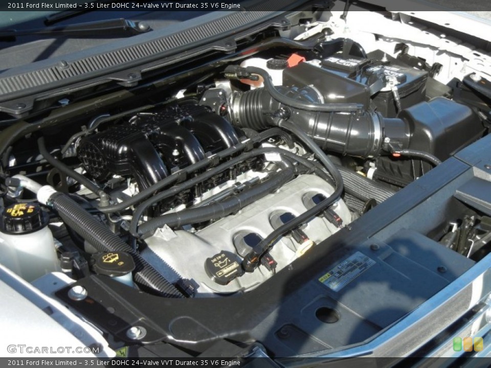 3.5 Liter DOHC 24-Valve VVT Duratec 35 V6 Engine for the 2011 Ford Flex #58924423