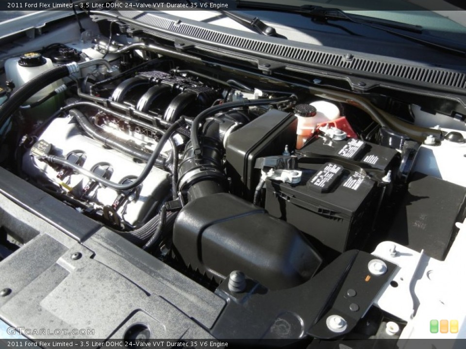 3.5 Liter DOHC 24-Valve VVT Duratec 35 V6 Engine for the 2011 Ford Flex #58924436