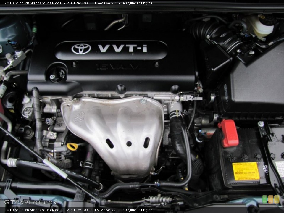 2.4 Liter DOHC 16-Valve VVT-i 4 Cylinder Engine for the 2010 Scion xB #58924444