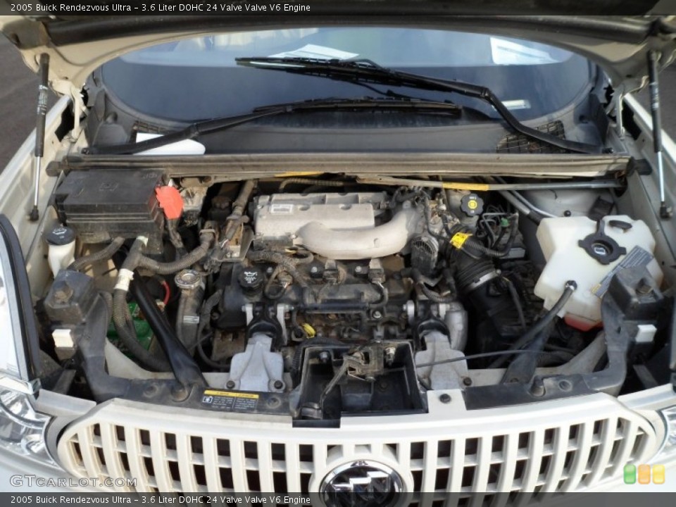 3.6 Liter DOHC 24 Valve Valve V6 Engine for the 2005 Buick Rendezvous #58925726