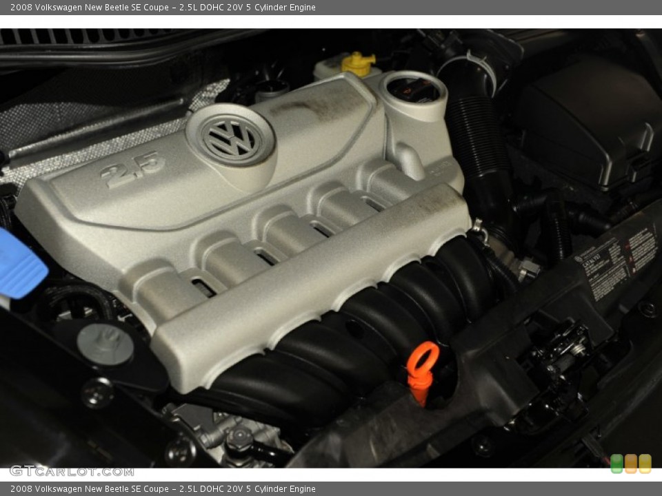 2.5L DOHC 20V 5 Cylinder Engine for the 2008 Volkswagen New Beetle #58934115