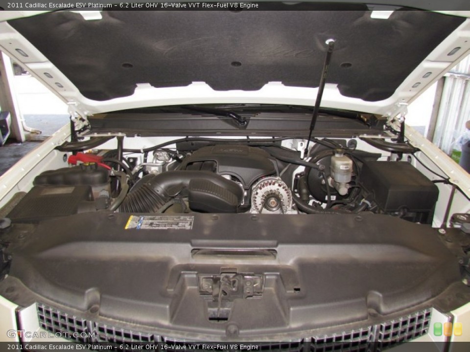 6.2 Liter OHV 16-Valve VVT Flex-Fuel V8 Engine for the 2011 Cadillac Escalade #58934586