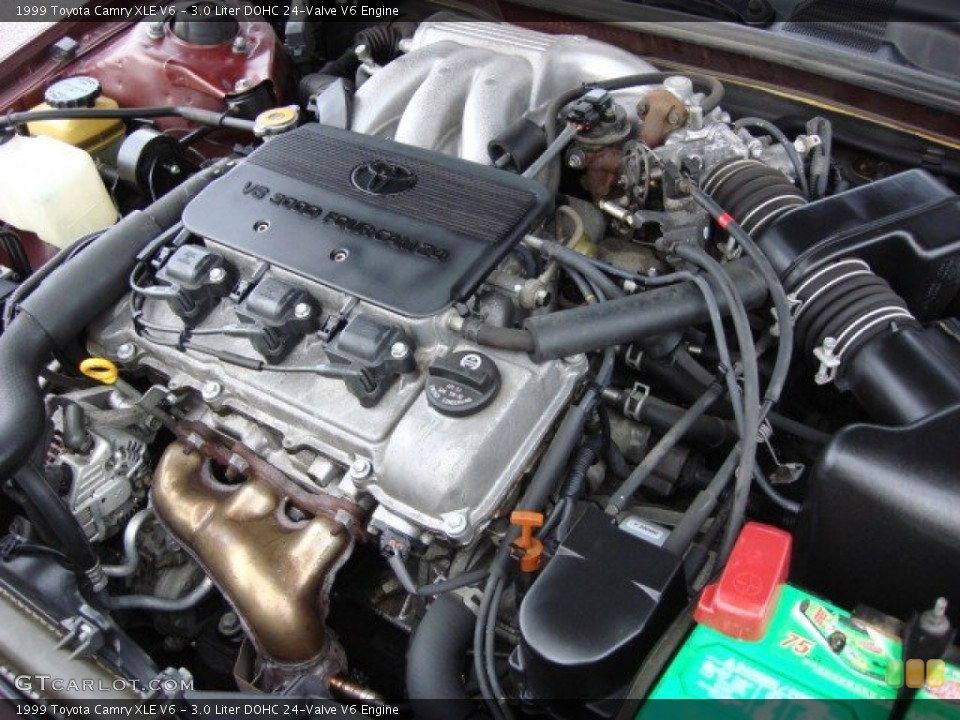 3.0 Liter DOHC 24-Valve V6 Engine for the 1999 Toyota Camry #58937790