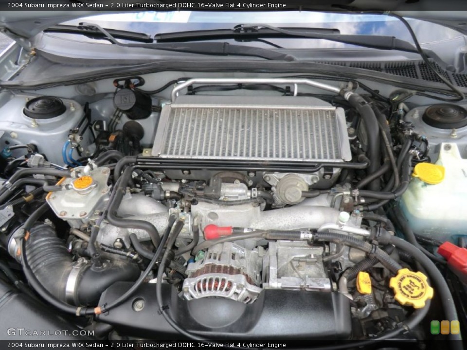 2.0 Liter Turbocharged DOHC 16-Valve Flat 4 Cylinder Engine for the 2004 Subaru Impreza #58944822
