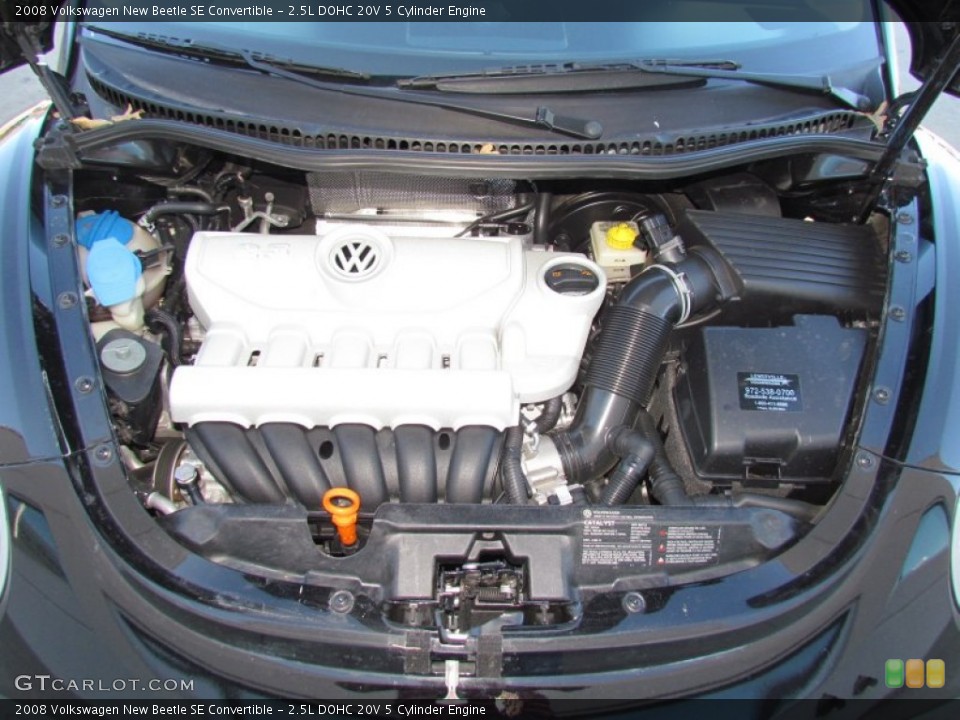 2.5L DOHC 20V 5 Cylinder Engine for the 2008 Volkswagen New Beetle #58948104