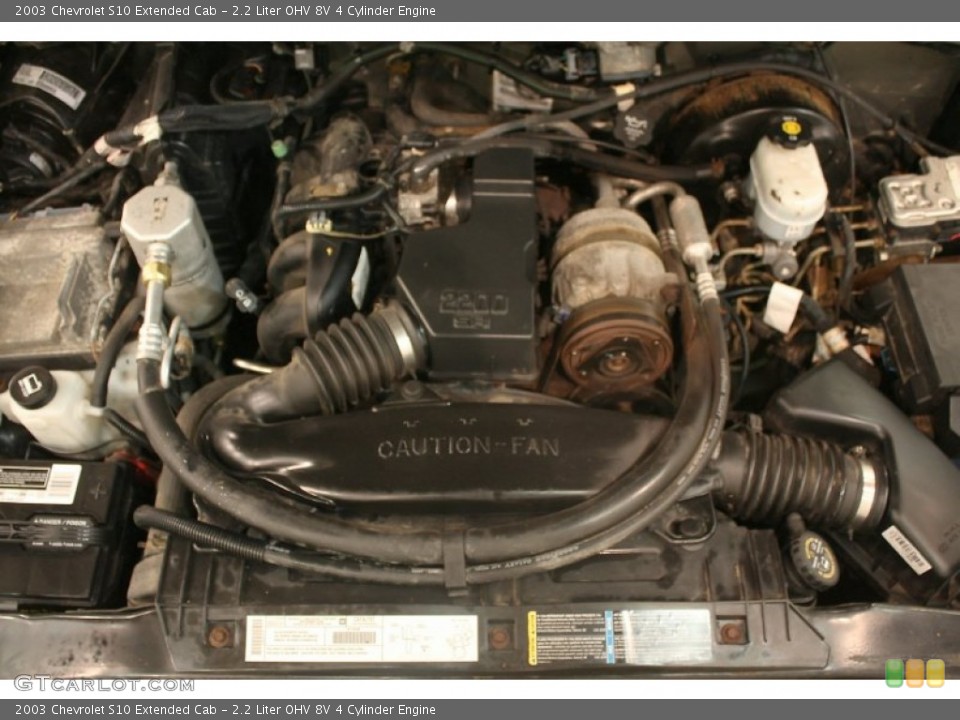 2.2 Liter OHV 8V 4 Cylinder 2003 Chevrolet S10 Engine
