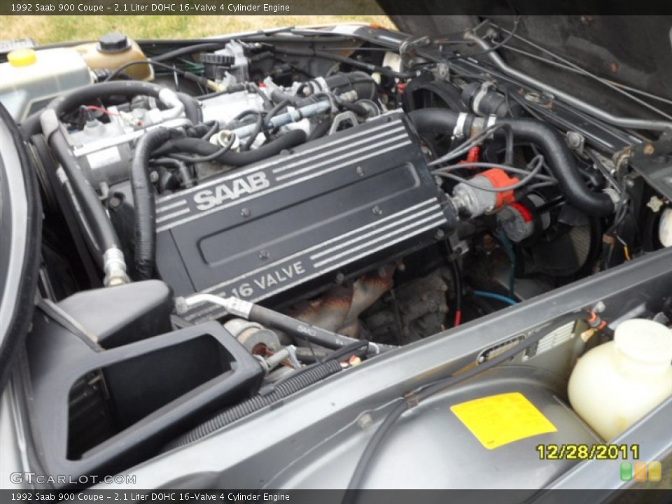 2.1 Liter DOHC 16-Valve 4 Cylinder 1992 Saab 900 Engine