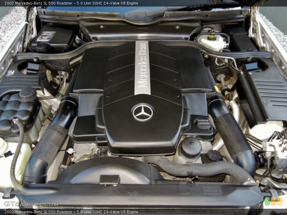 5.0 Liter SOHC 24-Valve V8 2002 Mercedes-Benz SL Engine