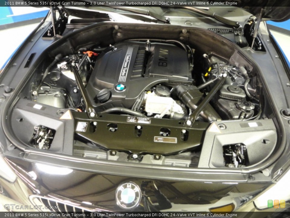 3.0 Liter TwinPower Turbocharged DFI DOHC 24-Valve VVT Inline 6 Cylinder Engine for the 2011 BMW 5 Series #58984368