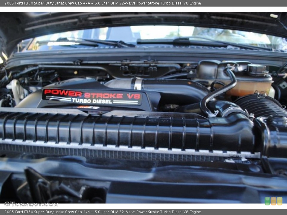 6.0 Liter OHV 32-Valve Power Stroke Turbo Diesel V8 Engine for the 2005 Ford F350 Super Duty #58986694