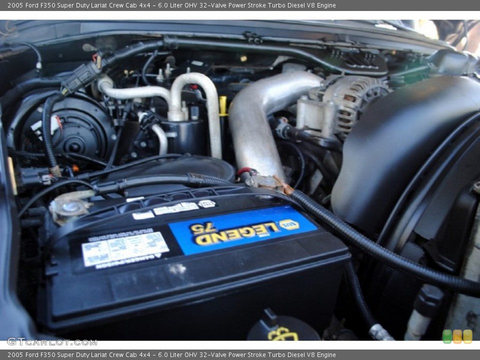 6.0 Liter OHV 32-Valve Power Stroke Turbo Diesel V8 Engine for the 2005 Ford F350 Super Duty #58986703
