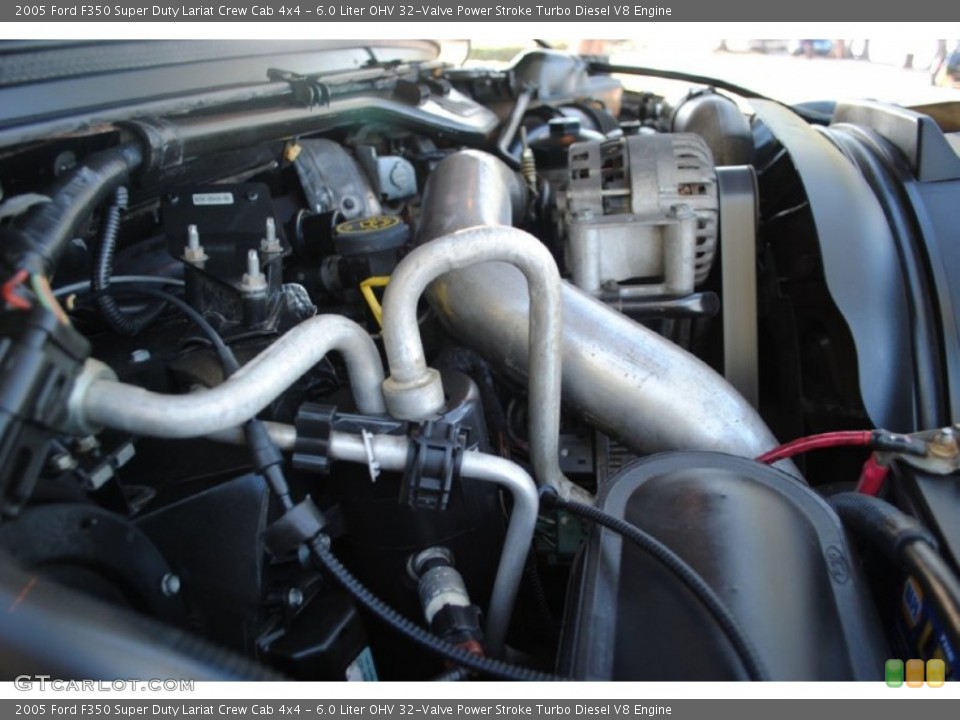 6.0 Liter OHV 32-Valve Power Stroke Turbo Diesel V8 Engine for the 2005 Ford F350 Super Duty #58986712