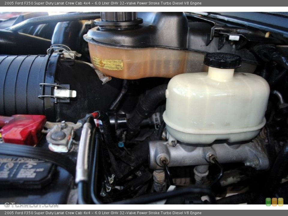 6.0 Liter OHV 32-Valve Power Stroke Turbo Diesel V8 Engine for the 2005 Ford F350 Super Duty #58986730
