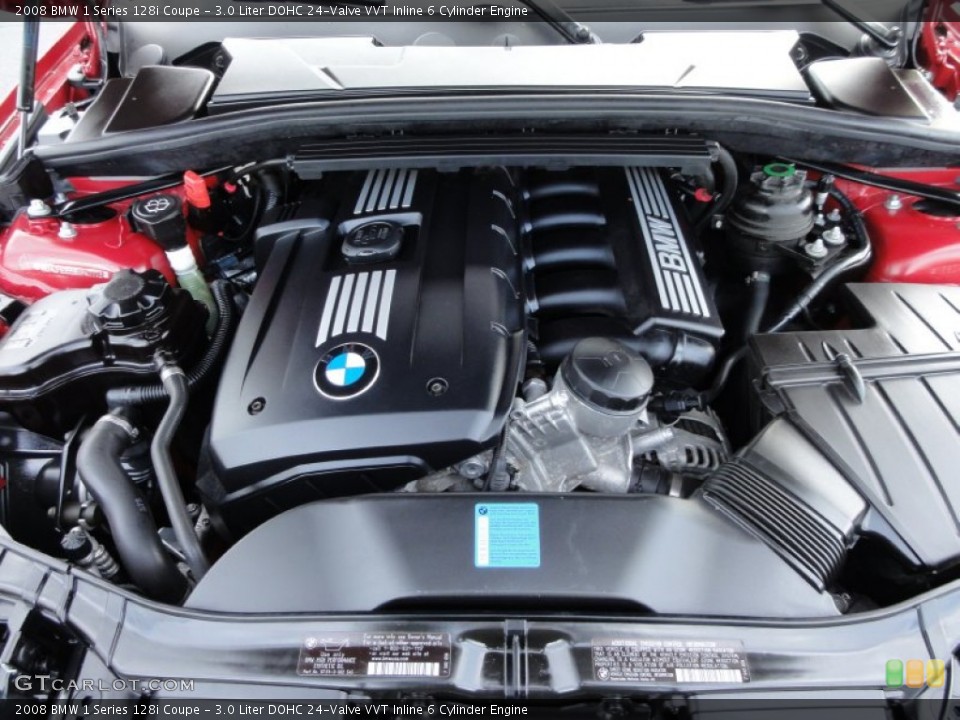 3.0 Liter DOHC 24-Valve VVT Inline 6 Cylinder Engine for the 2008 BMW 1 Series #58987684