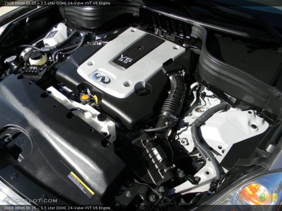 3.5 Liter DOHC 24-Valve VVT V6 2008 Infiniti EX Engine