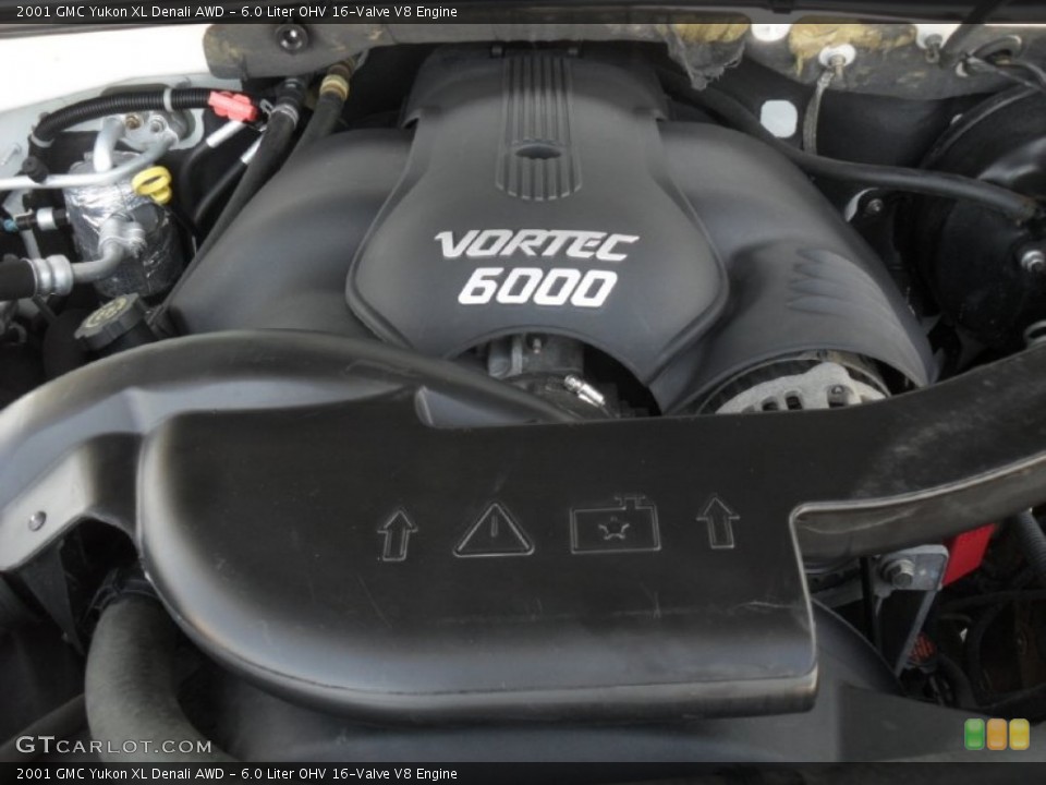 6.0 Liter OHV 16-Valve V8 Engine for the 2001 GMC Yukon #58992664