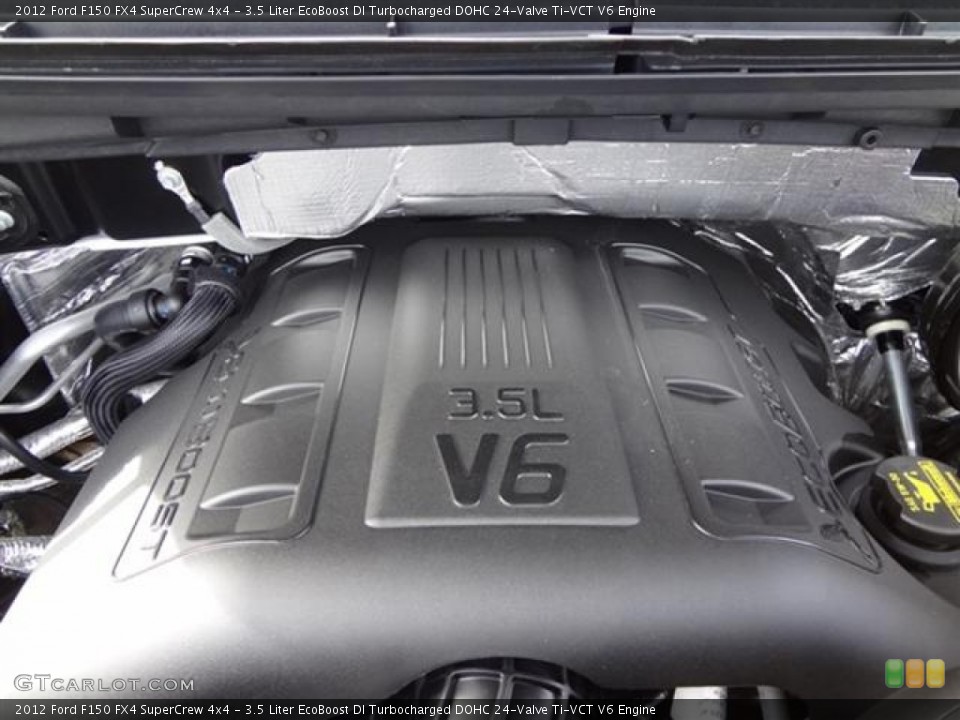 3.5 Liter EcoBoost DI Turbocharged DOHC 24-Valve Ti-VCT V6 Engine for the 2012 Ford F150 #58998214