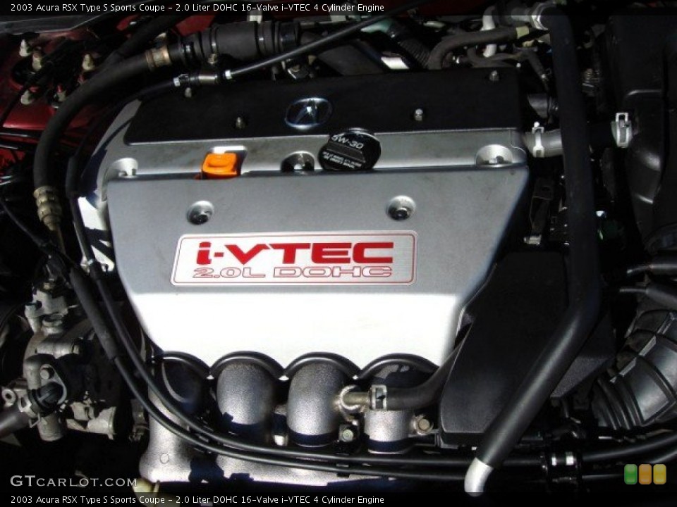 2.0 Liter DOHC 16-Valve i-VTEC 4 Cylinder Engine for the 2003 Acura RSX #58999480