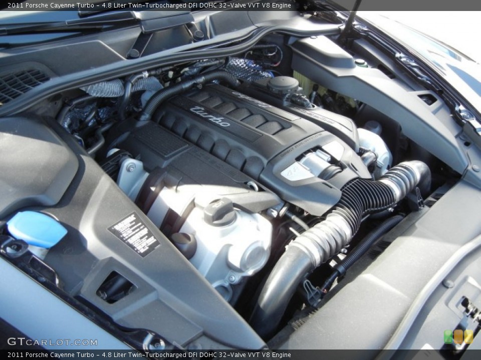 4.8 Liter Twin-Turbocharged DFI DOHC 32-Valve VVT V8 Engine for the 2011 Porsche Cayenne #59000122