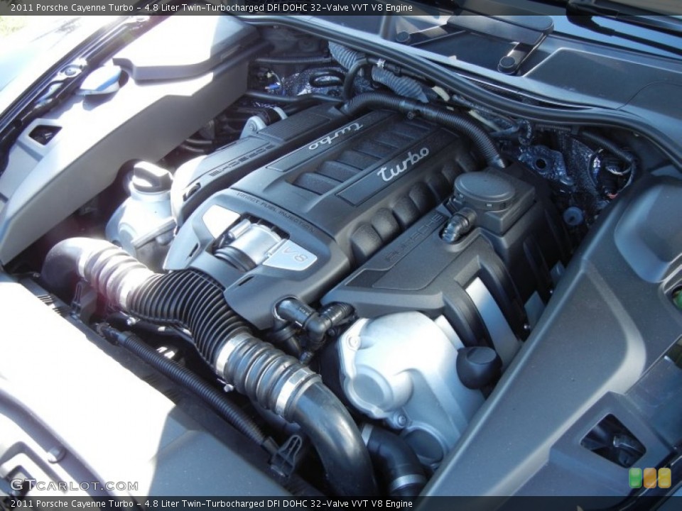 4.8 Liter Twin-Turbocharged DFI DOHC 32-Valve VVT V8 Engine for the 2011 Porsche Cayenne #59000125