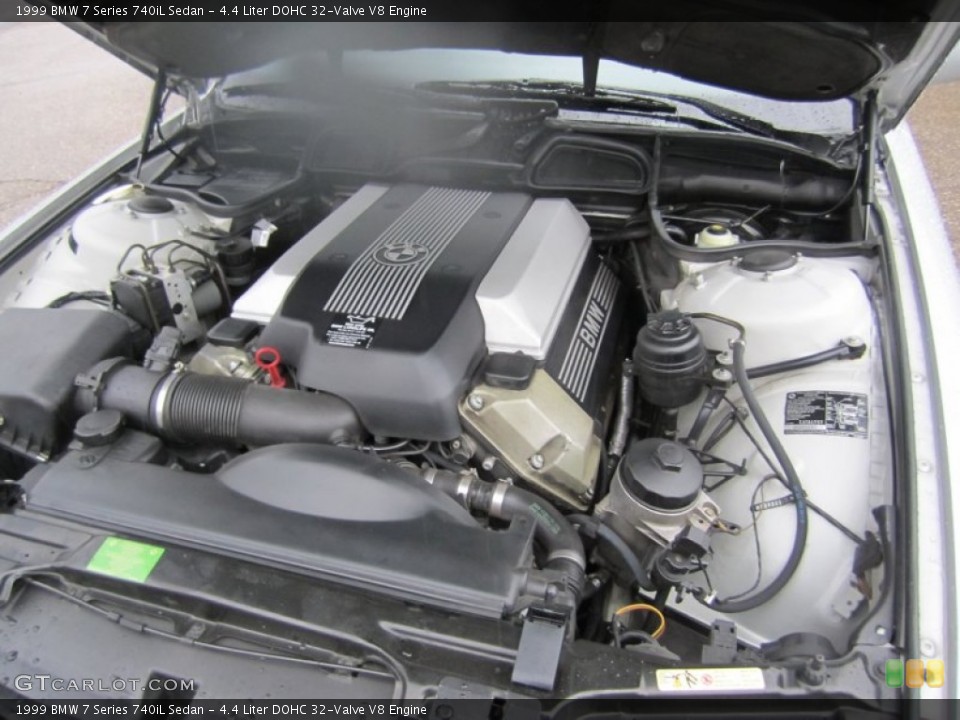 4.4 Liter DOHC 32-Valve V8 Engine for the 1999 BMW 7 Series #59004963