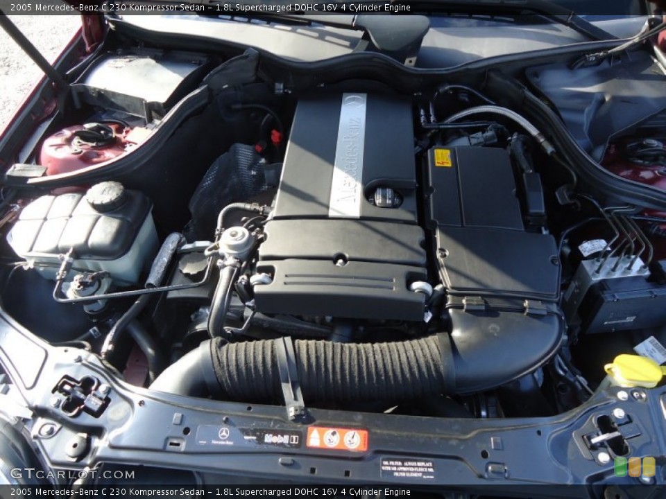 1.8L Supercharged DOHC 16V 4 Cylinder Engine for the 2005 Mercedes-Benz C #59006805