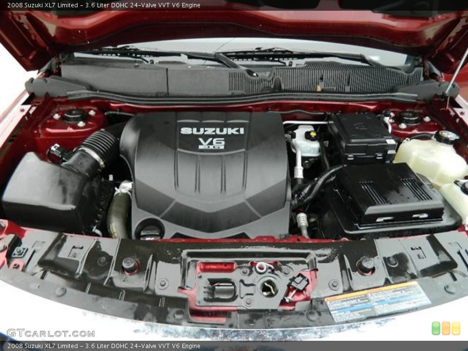 3.6 Liter DOHC 24-Valve VVT V6 Engine for the 2008 Suzuki XL7 #59018120