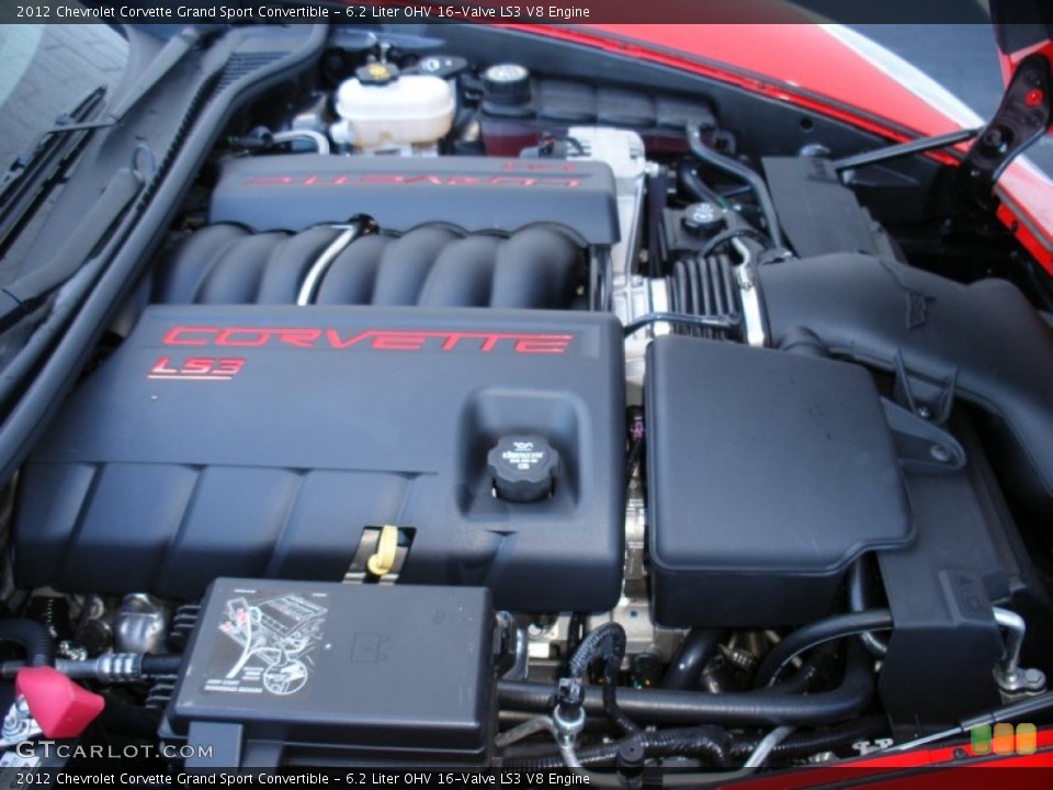 6.2 Liter OHV 16-Valve LS3 V8 Engine for the 2012 Chevrolet Corvette #59023807
