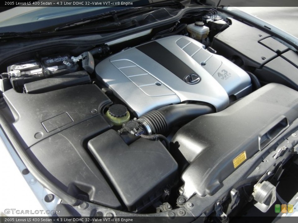 4.3 Liter DOHC 32-Valve VVT-i V8 Engine for the 2005 Lexus LS #59025543