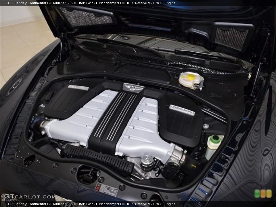 6.0 Liter Twin-Turbocharged DOHC 48-Valve VVT W12 Engine for the 2012 Bentley Continental GT #59025669